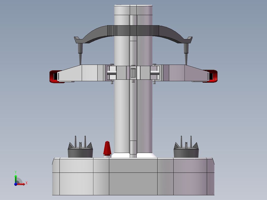 苹果去皮机三维+二维+说明书937446前视图