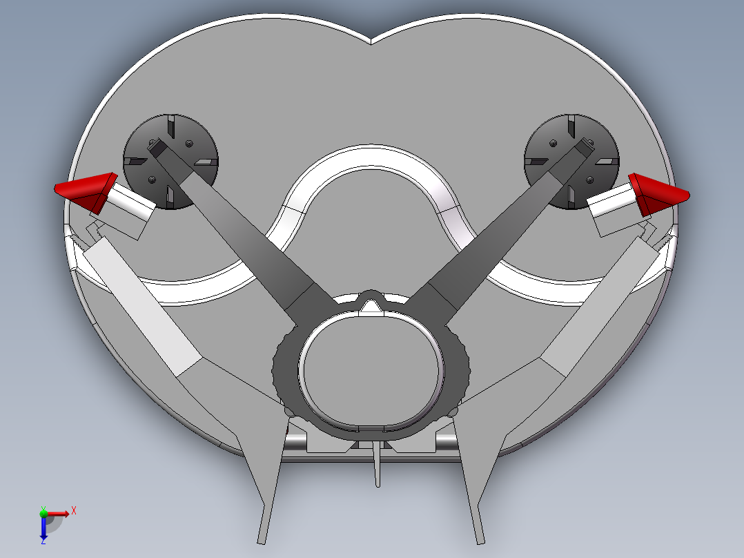 苹果去皮机三维+二维+说明书937446俯视图