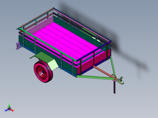 农场粮食运输车