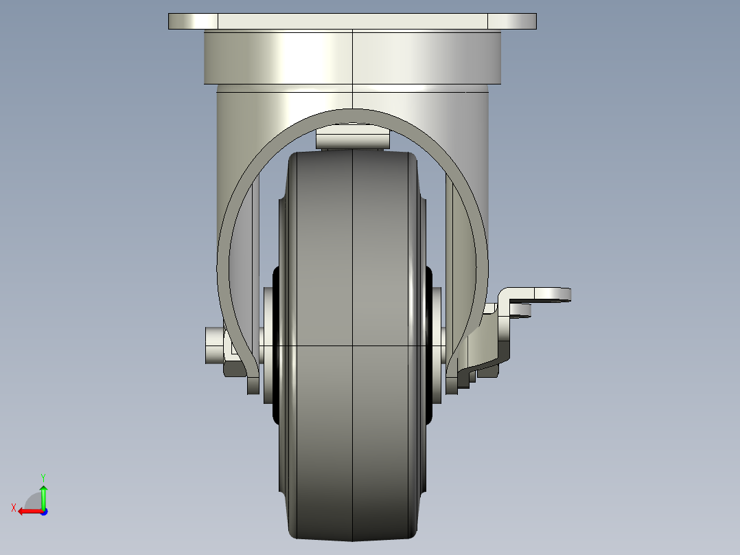 折叠式输送机后视图
