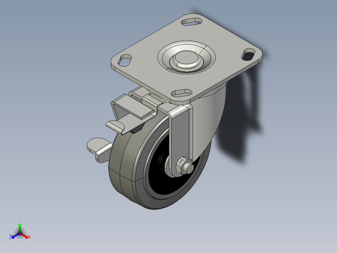 折叠式输送机正等轴测图