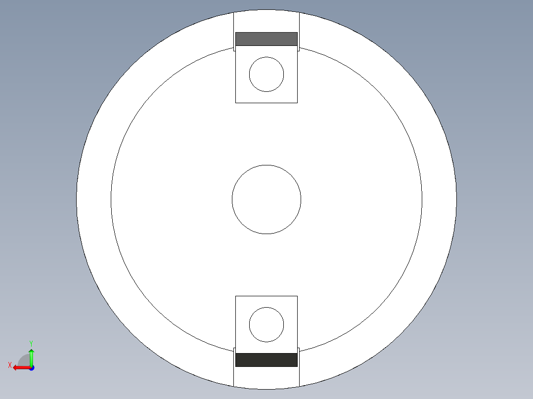 萬向滾珠06-3D多系列多零件图纸模型后视图