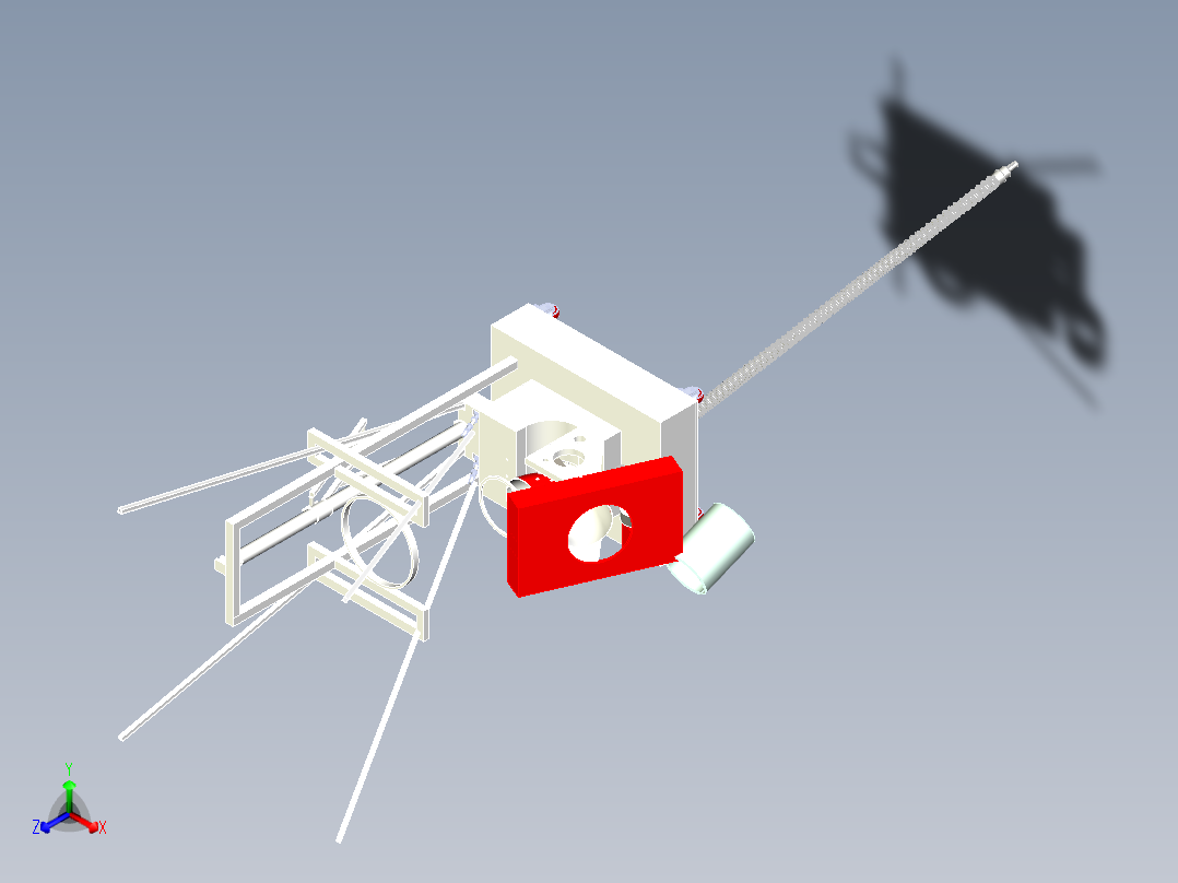 篮球发球机模型+CAD图纸