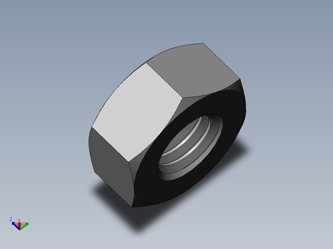 DIN 934 螺母-M10 Nut.SLDPRT