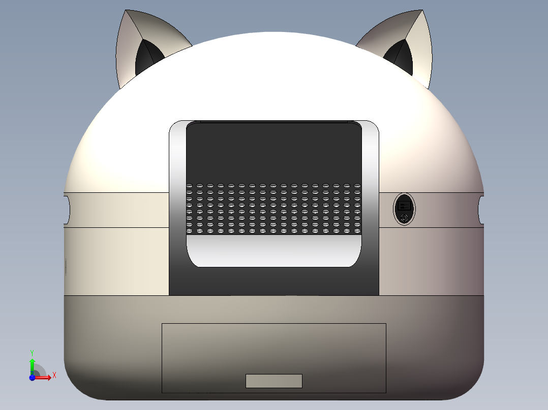 电动猫砂盆SW前视图