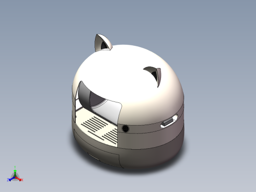 电动猫砂盆SW正等轴测缩略图