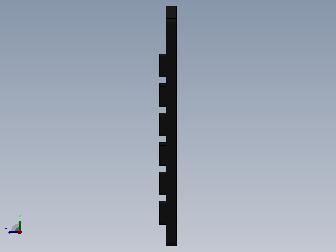 专用小键盘右视图