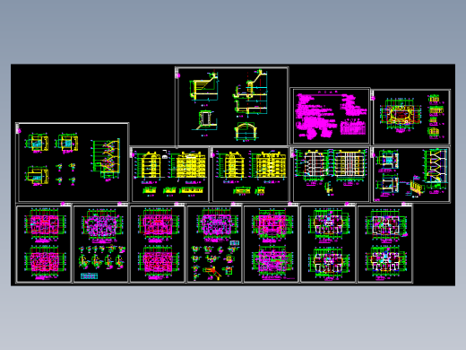 山水公寓2号住宅楼建筑图