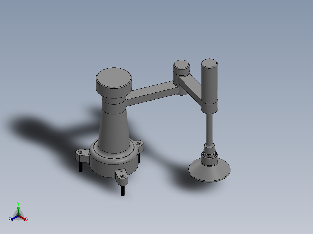 机械臂正等轴测图