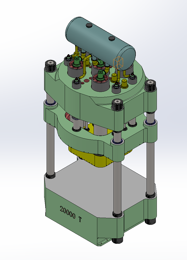 四柱液压机2万吨sw16可编辑