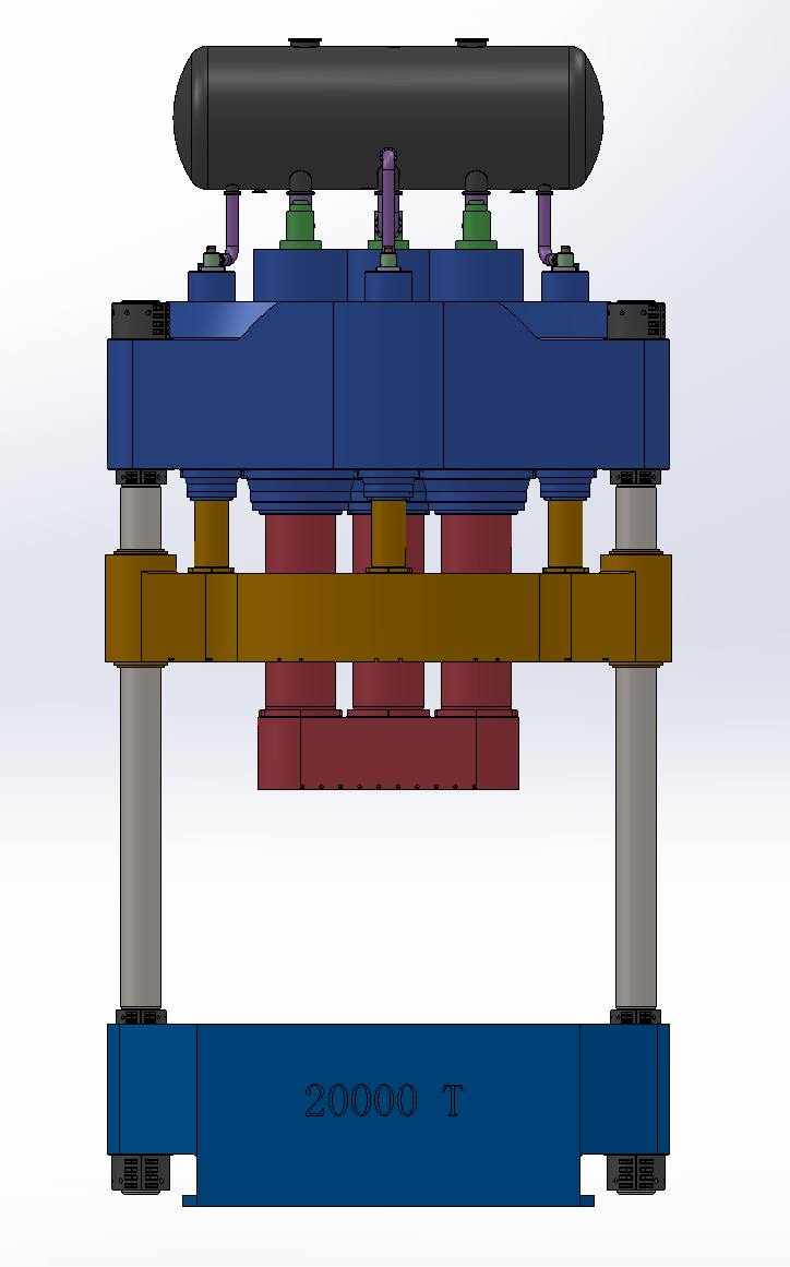 四柱液压机2万吨sw16可编辑