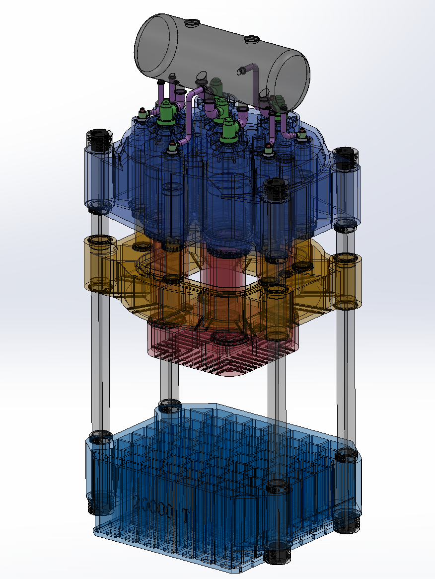 四柱液压机2万吨sw16可编辑