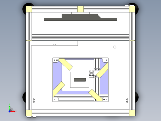汽车保险丝固定件检测step前视缩略图