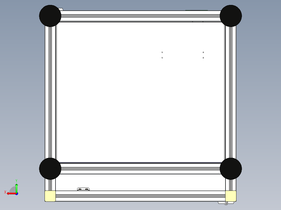 汽车保险丝固定件检测step后视图