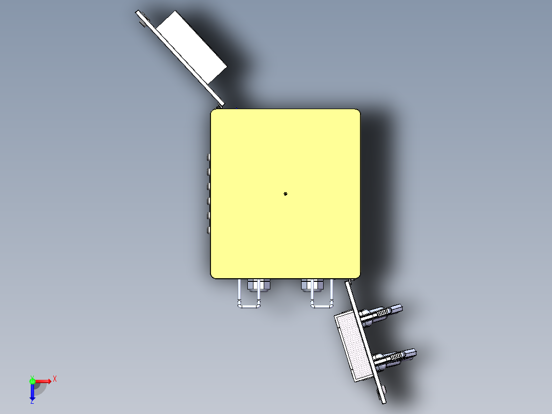 120KW新能源汽车充电柜sw22可编辑俯视图