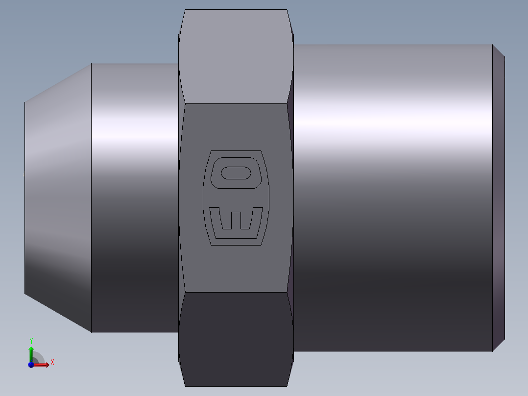 焊接直接头、1CW-16-10前视图