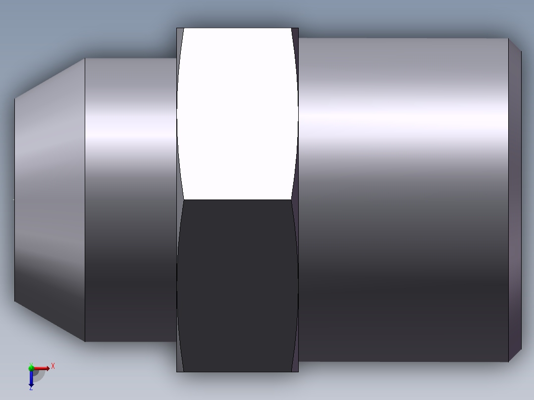 焊接直接头、1CW-16-10俯视图