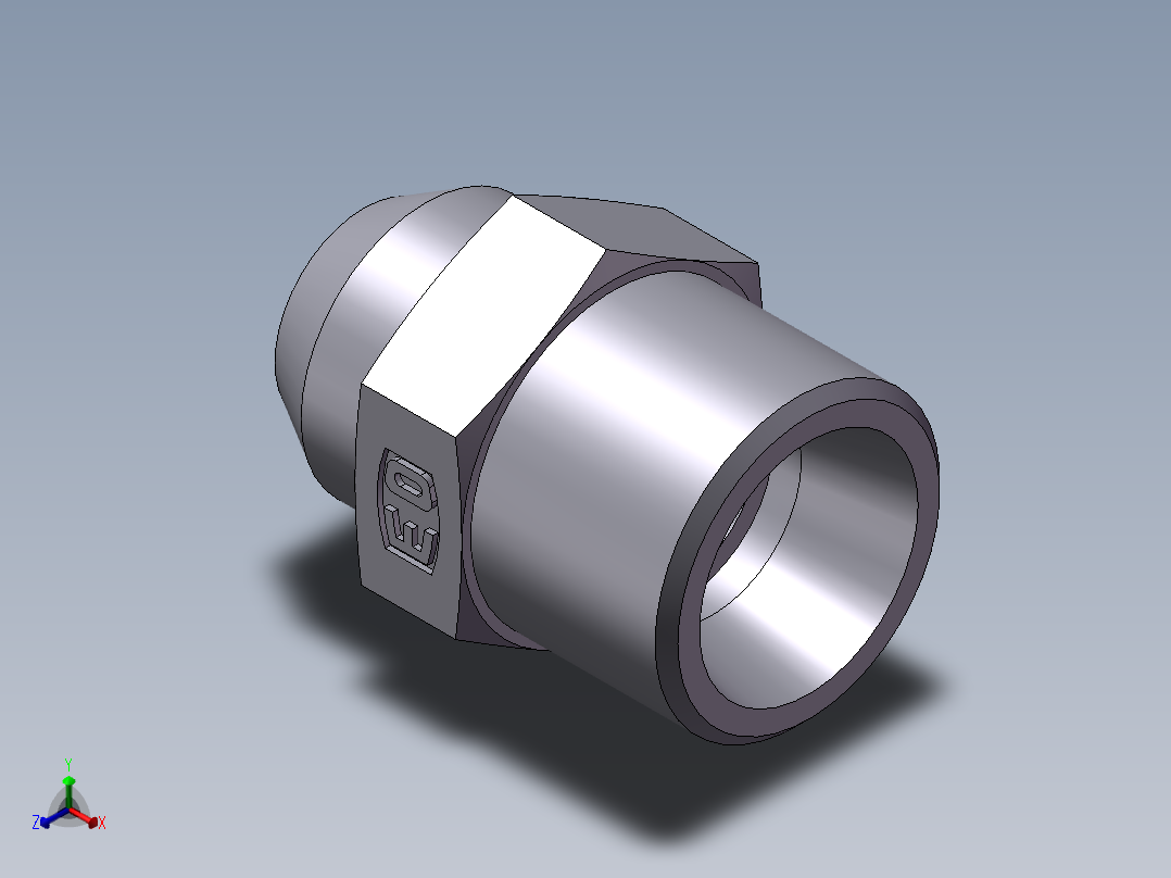 焊接直接头、1CW-16-10正等轴测图