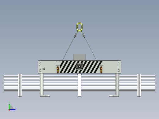 电动填料管道提升设备左视缩略图