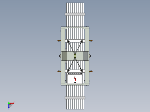 电动填料管道提升设备俯视缩略图