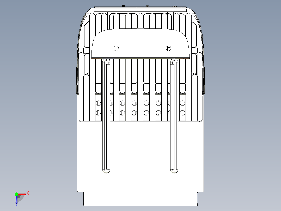 A3003591-小型厢式车布局俯视图