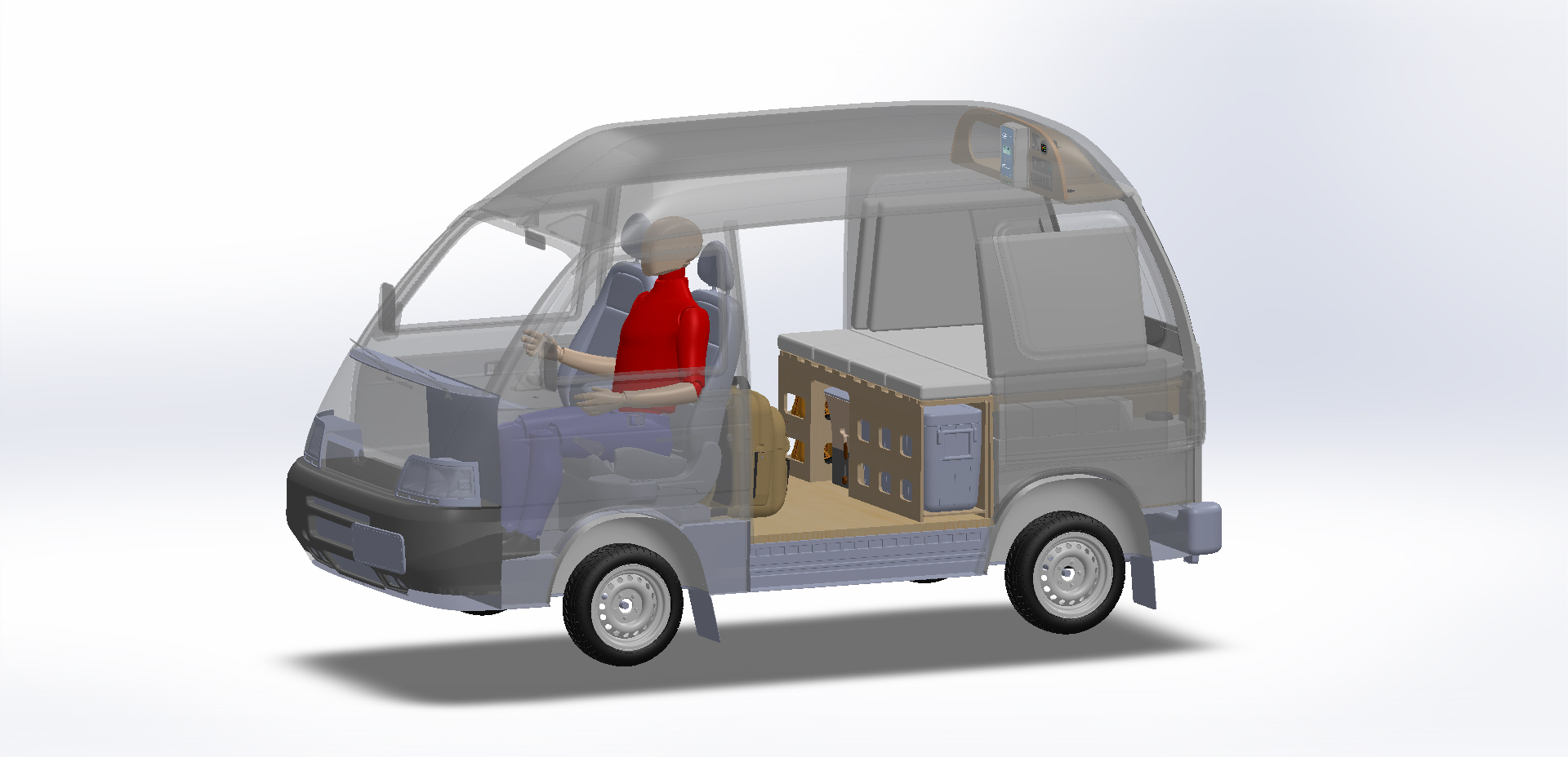 A3003591-小型厢式车布局