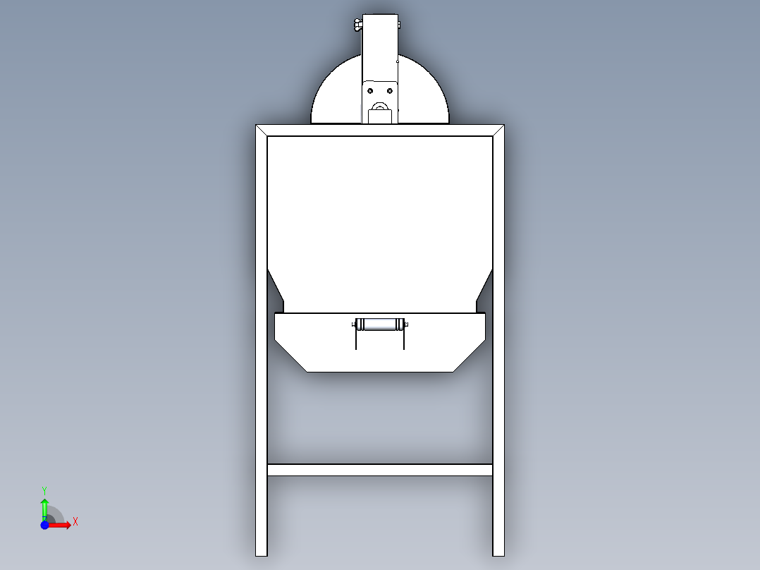 清洗机25公斤级前视图