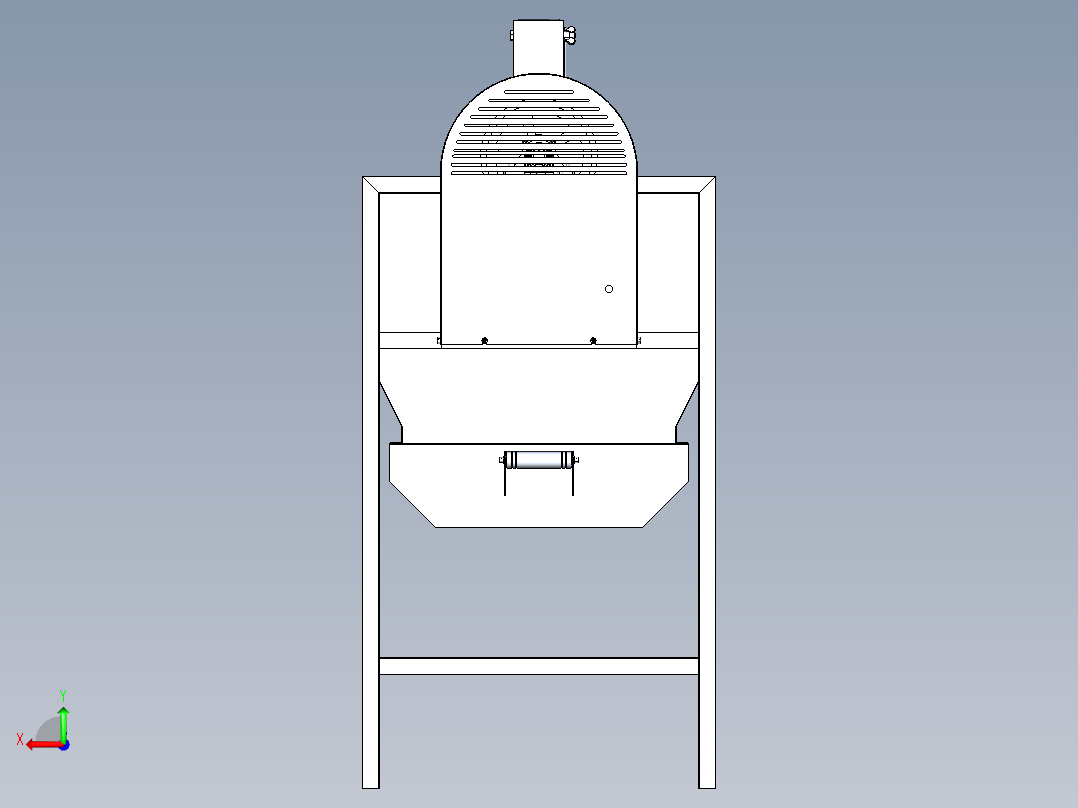 清洗机25公斤级后视图