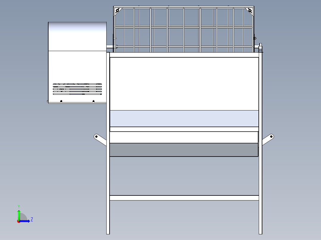 清洗机25公斤级左视图