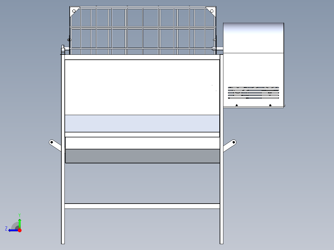 清洗机25公斤级右视图