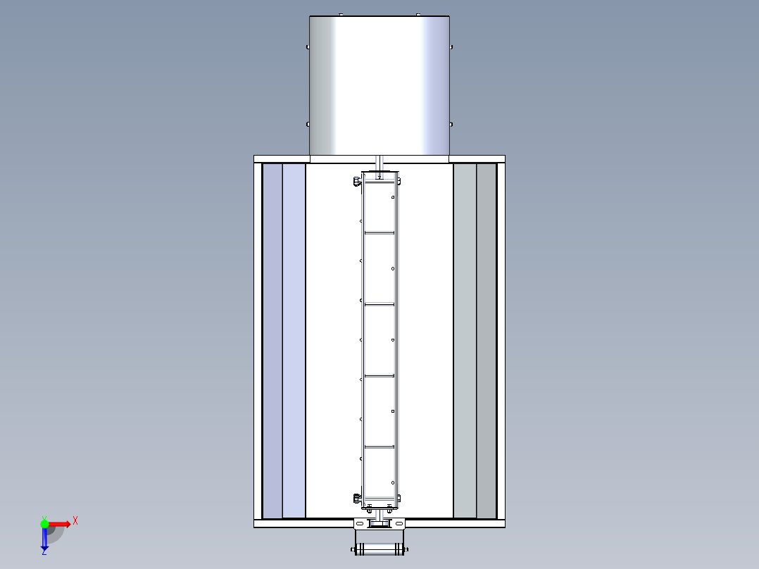 清洗机25公斤级俯视图
