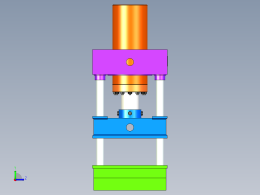 大型锻压机左视缩略图