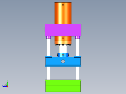 大型锻压机右视缩略图