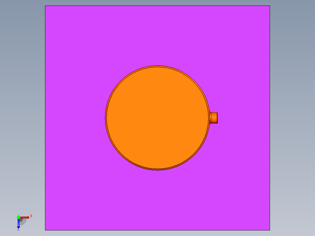 大型锻压机俯视图