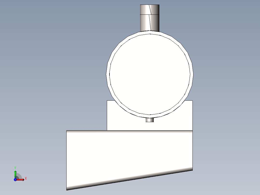 换向阀组前视图
