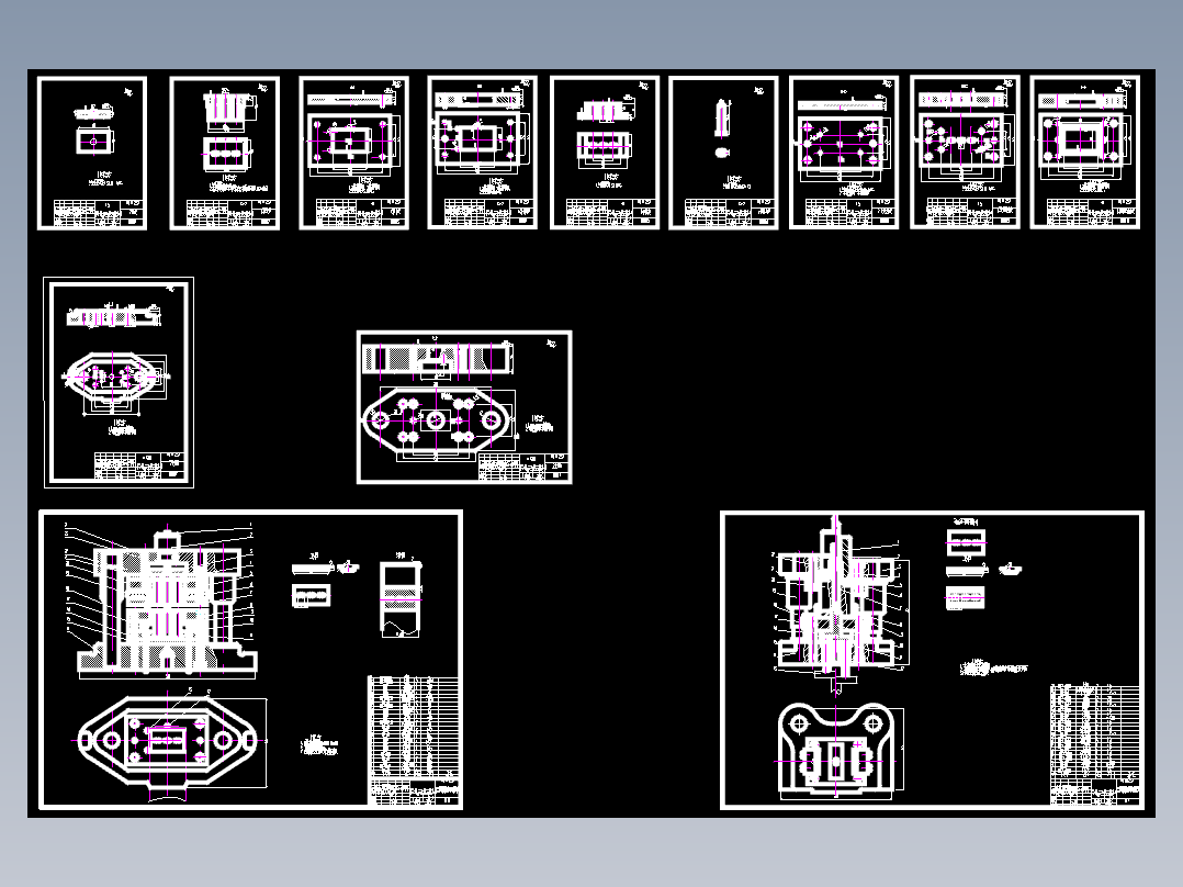 空气开关固定卡的冲压模具设计与成形工艺-冲孔落料复合模，弯曲模含14张CAD图