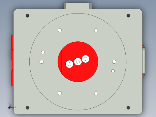 3C手机定位载具前视缩略图