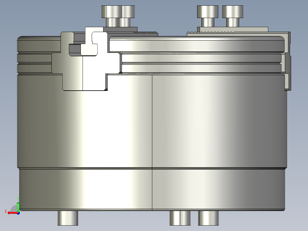 CNC车床三爪夹盘卡盘CNC车床三爪夹盘卡盘后视图