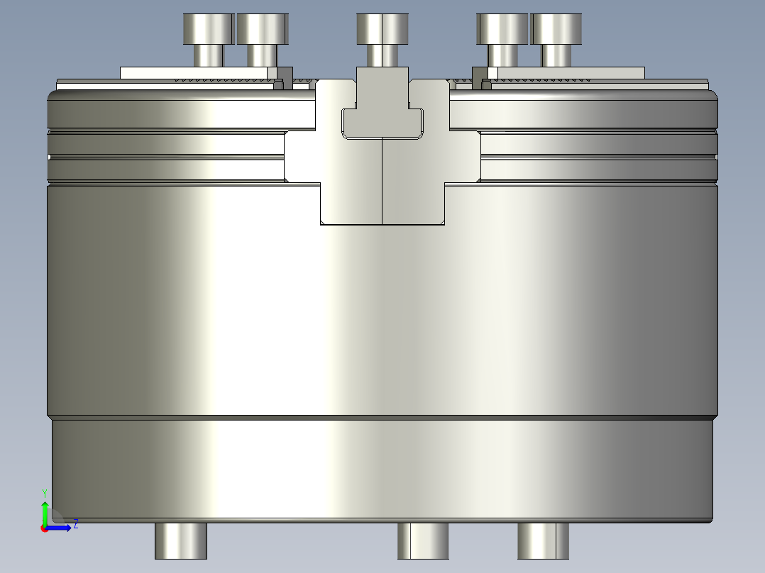 CNC车床三爪夹盘卡盘CNC车床三爪夹盘卡盘左视图