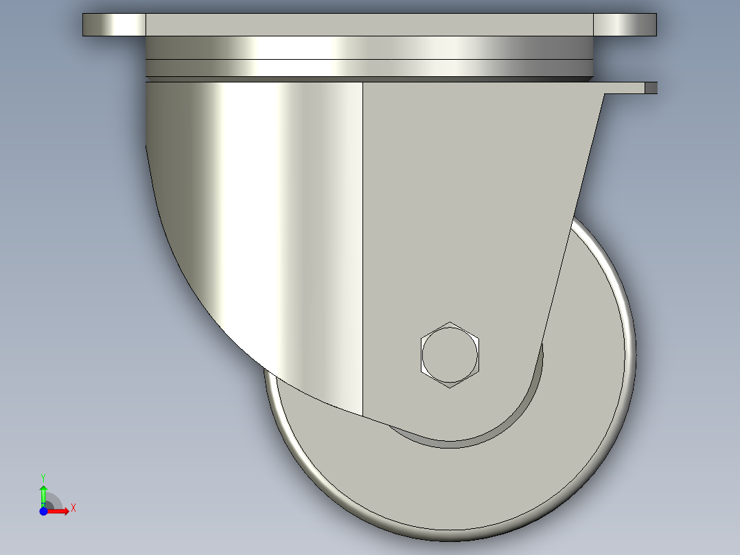 CSHN65-N重載型腳輪前视图