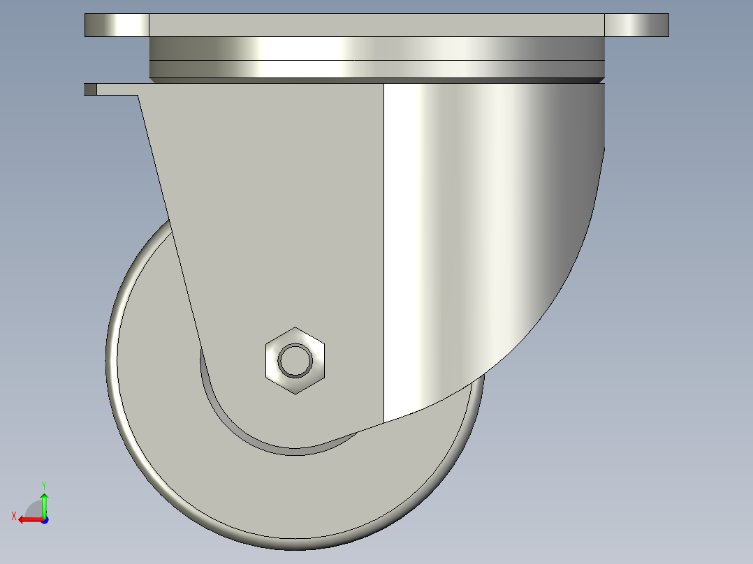 CSHN65-N重載型腳輪后视图