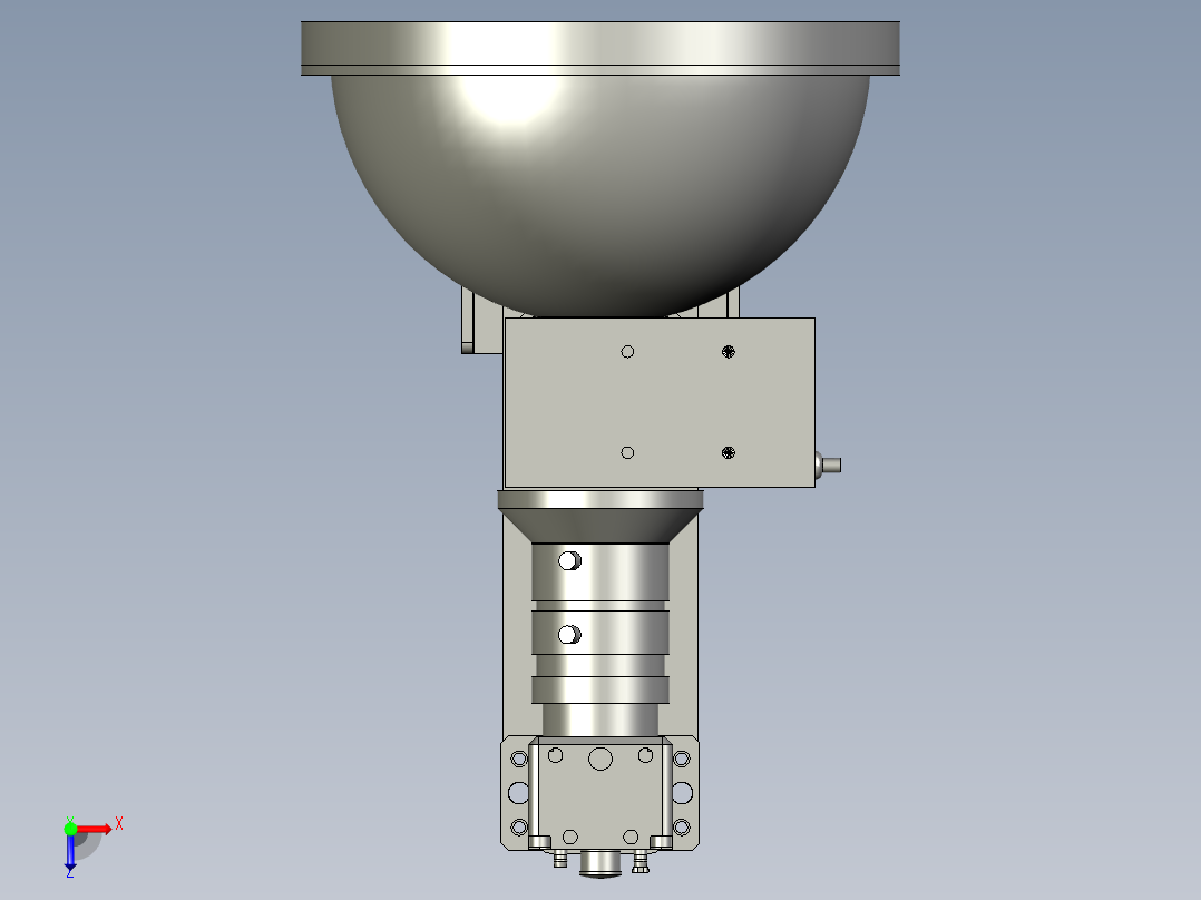 110100双光源相机组件-LXYC-BOSS俯视图