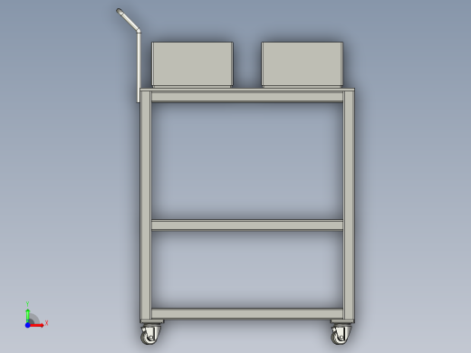 瓶盖上料小车来料前视缩略图
