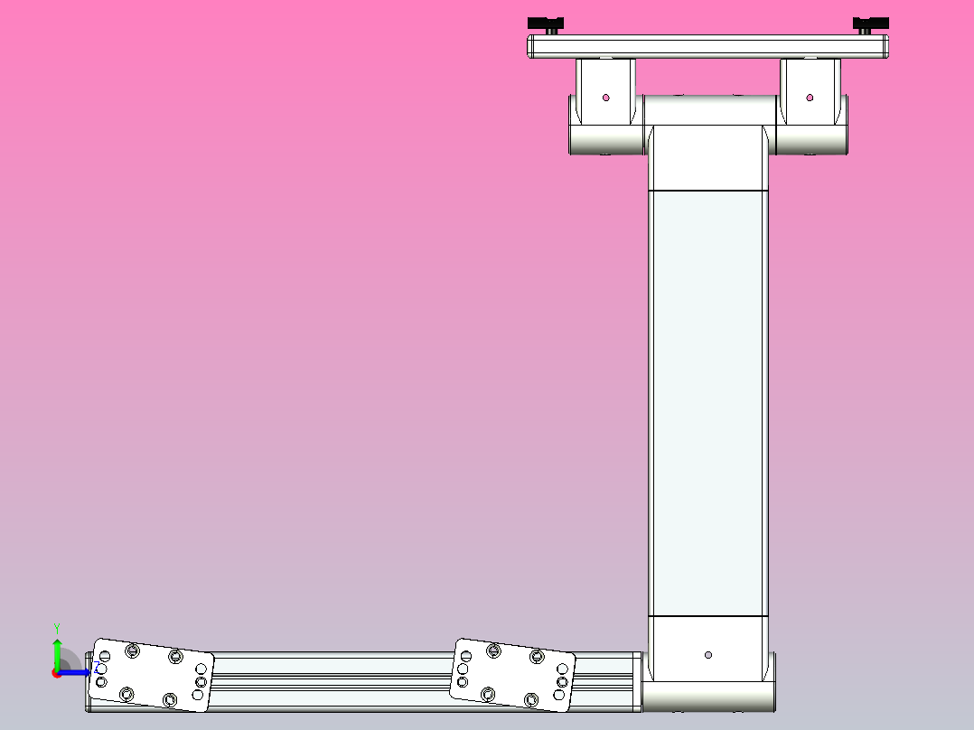 容器双枢轴臂8系列80-695_容器双枢轴臂8系列80-695左视图