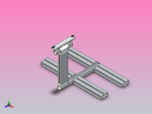 容器双枢轴臂8系列80-695_容器双枢轴臂8系列80-695正等轴测缩略图