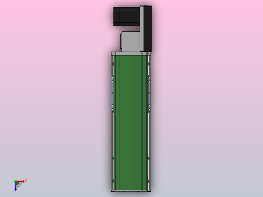 DMB170-RBCM同步带模组直线滑台（电机右后折）[DMS170-L45S300-DT750-C2U-RBCM]俯视缩略图