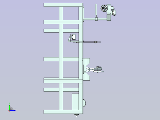 锯、切、磨、钻多功能加工平台设计左视缩略图