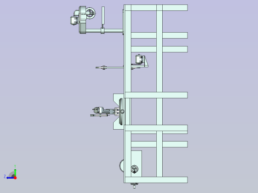 锯、切、磨、钻多功能加工平台设计右视缩略图