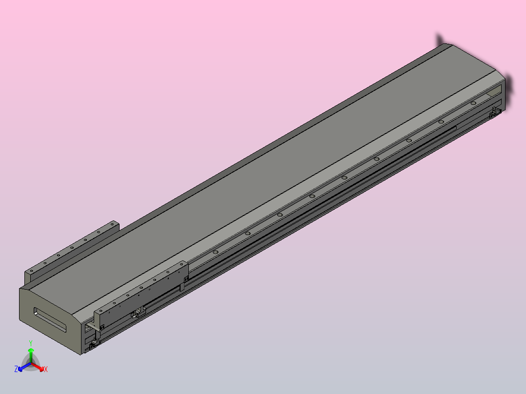 直驱直线电机轴TPA-LNP-230D-P33-L1140-C-1-3-C-10-N3(磁栅尺)主视图