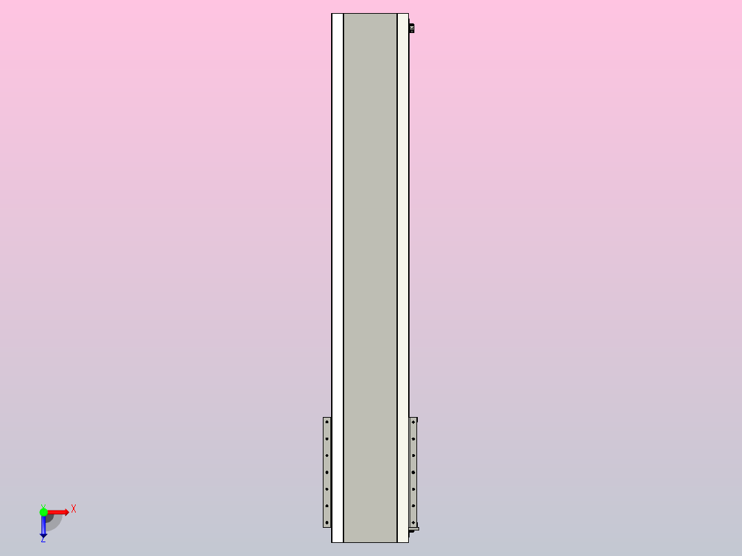 直驱直线电机轴TPA-LNP-230D-P33-L1140-C-1-3-C-10-N3(磁栅尺)俯视图